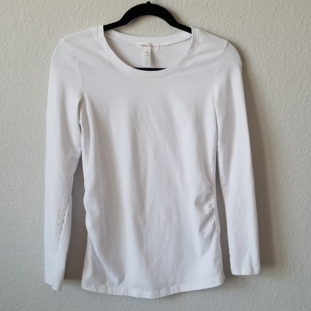 White Maternity top